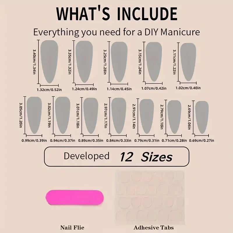 Mixed Color System Gothic Long Drop Shape Press-on Nails with Aura and Holiday Elements, Strobe Finish - Butterfly and Heart Design, European and American Style Fake Nails Set
